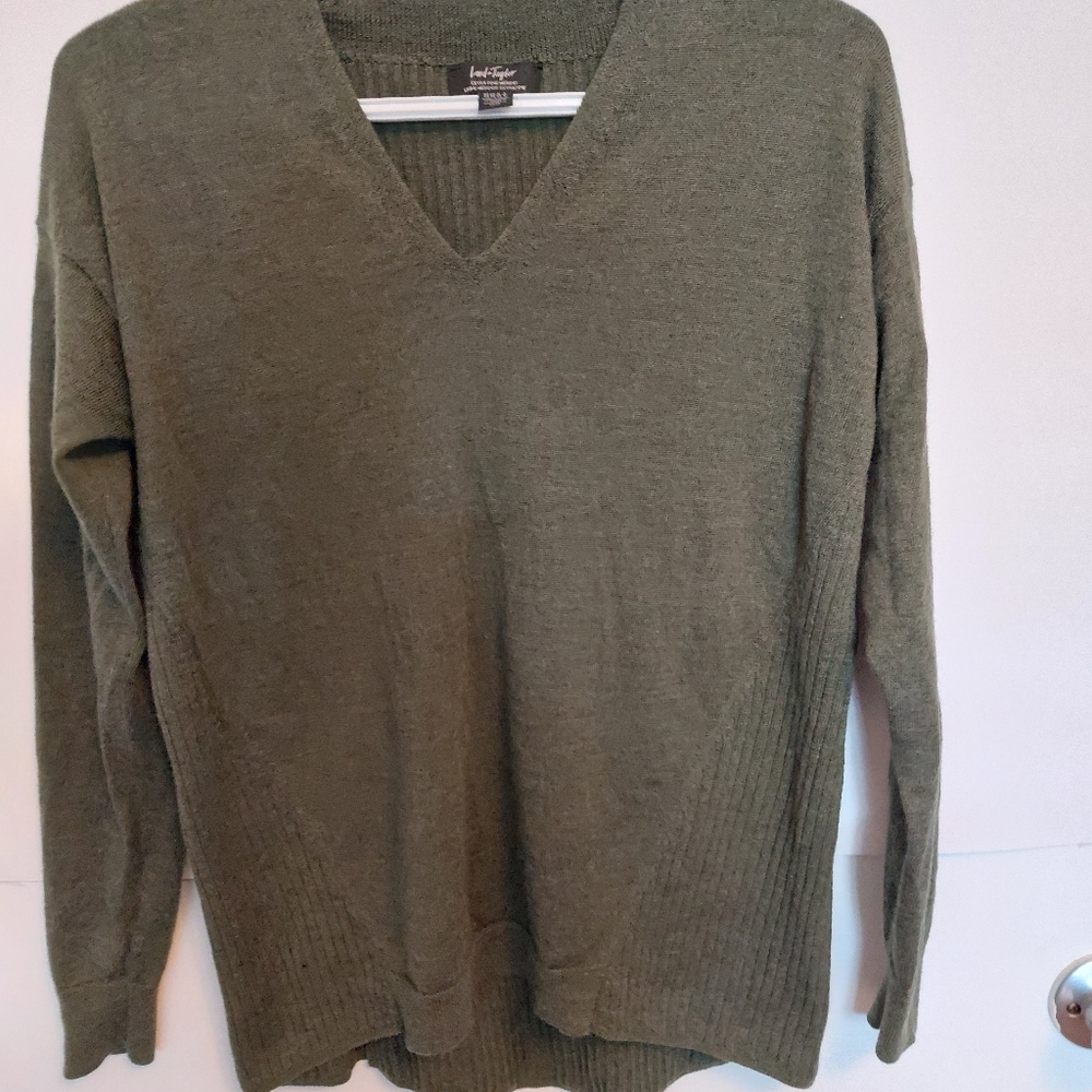 Lord & Taylor 100% merino wool sweater.